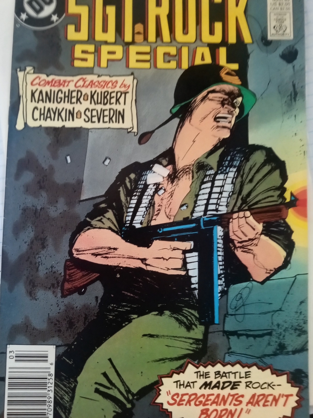 Vintage SGT. Rock Special DC Comics March 1989 #3